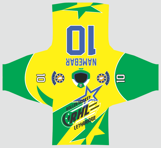 2023 RHL - Yellow / Green - Sublimated - Jersey (In-stock)